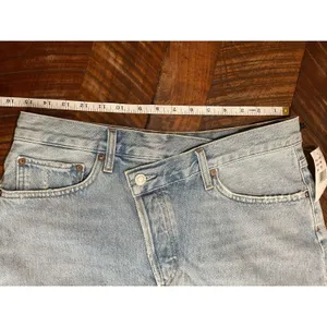 AGOLDE Criss Cross Denim Skirt thumbnail 6