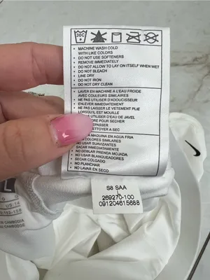 Nike Fit Dry White Tennis Skirt Size Large thumbnail 6
