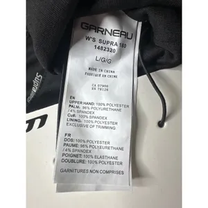 Garneau Womens L Supra 180 Black Thermal Cycling Running Gloves Touchscreen thumbnail 6