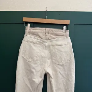 ABERCROMBIE & FITCH 90s Relaxed High Rise Curve Love Off White/Beige thumbnail 5