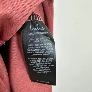 Lulus Adeline Rusty Rose One Shoulder Scarf Maxi Dress Formal Evening Large NWT thumbnail 10