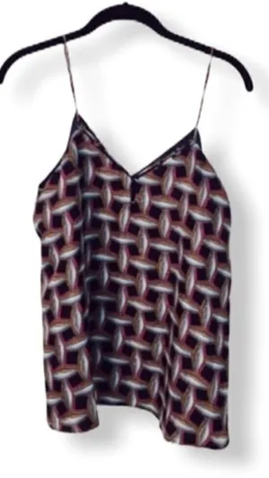 Cooper & Ella Tank Top Sz M Multicolor Woven Cami Blouse thumbnail 1