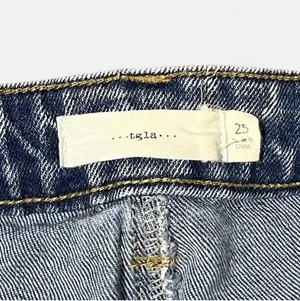 🪁 tgla Blue Jean Shorts Size 25 thumbnail 4