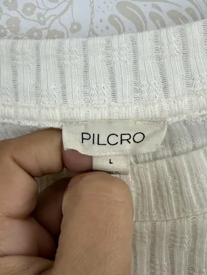 Pilcro from Anthropologie Cream Sheer Lightweight Layering Top - Size - Large thumbnail 7