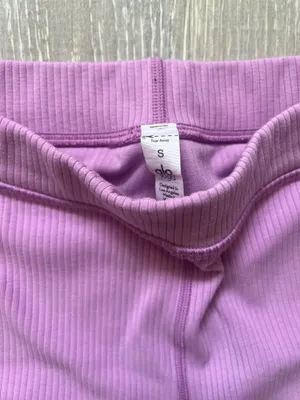 Alo Yoga High-Waisted Ribbed Blissful Leggings thumbnail 3