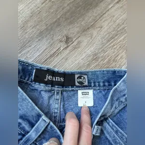 VTG LEVIS SILVER TAB Cargo Denim Pants Capris Size 24 25 M 12 Faded thumbnail 5