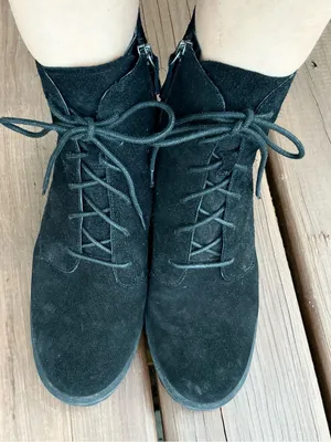 Caslon Water resistant Lace-Up Suede Ankle Booties ☔️ thumbnail 9