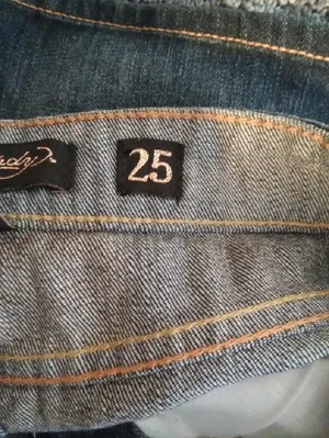 Ed Hardy By Christian Audigier Denium Mini Mcbling Y2k Inspired Festival Size 25 thumbnail 8