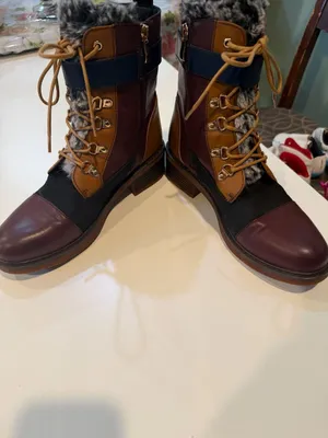 Patrizia by Spring Step Hilvia Faux Fur Lace-Up Boots thumbnail 4