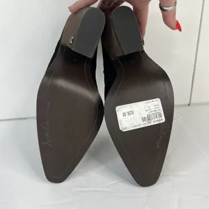 Sam‎ Edelman Size 10 Alison Western Mule in Black Suede Evereve Stacked Heel thumbnail 12