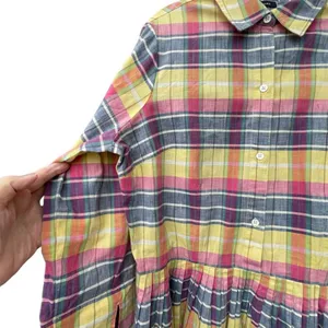 Lands’ End size 12 retro styled plaid dress. 100% cotton. thumbnail 6