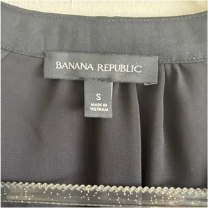 Banana Republic Black Women’s Ruffle Tiered Long Sleeve Mini Dress Size S/P thumbnail 5