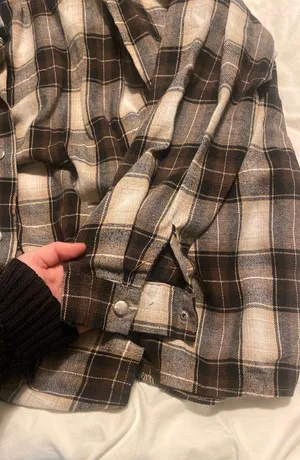 Romwe Button-Up Flannel thumbnail 3