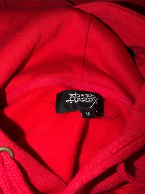 NWT Ed Hardy Red Tiger Hoodie M - Iconic Y2K Graphic LOS ANGELES Unisex thumbnail 5