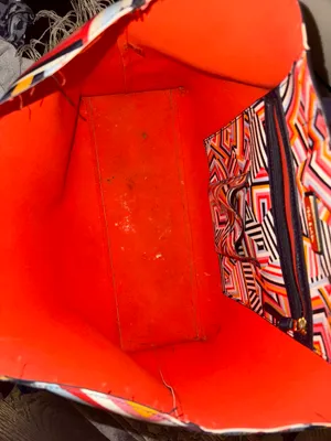 Tory Burch Colorful Tote Bag Purse thumbnail 8