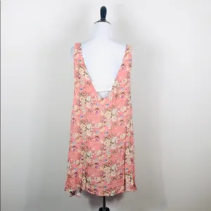 Somedays Lovin Pink Floral Sleeveless Swing Dress Size Medium thumbnail 4