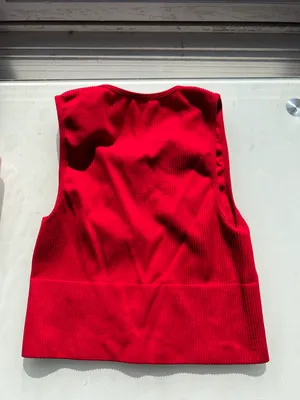 Urban Outfitters Red Seamless Tank Top thumbnail 5