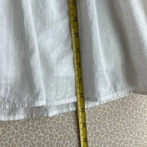 NWOT Reverse White Tiered Open Back Lined Midi Dress thumbnail 12