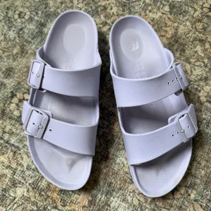 Birkenstock Arizona EVA Sandals Purple Lavender Slides Womens 40 L9 M7 thumbnail 1