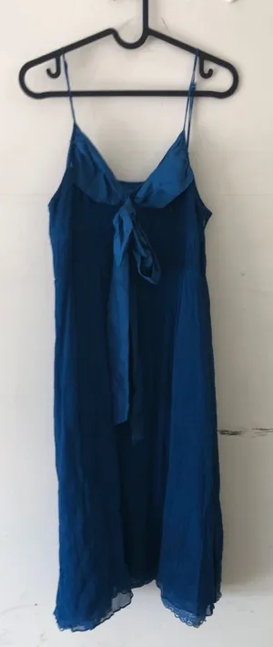 Anthropologie Moulinette Soeurs Blue Dress size 12 thumbnail 1