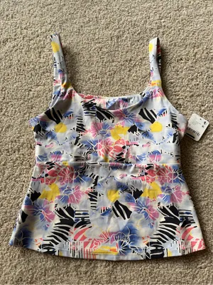 Free people movement FP never better long tank top size medium NWT $68 thumbnail 1