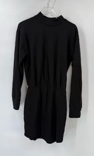 Anthropologie t.la black cotton mini dress size‎ small thumbnail 1
