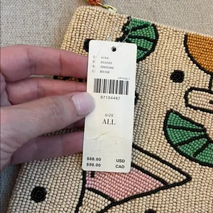 Anthropologie Fiona Beaded Clutch- Cocktails thumbnail 3