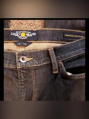 Lucky Brand Charlotte Kick Flare 14/32 Boho Festival Country Preppy Bootcut Y2K Grunge thumbnail 4
