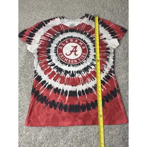 Large Alabama Crimson Tide NCAA Tie Dye Short Sleeve T-Shirt Graphic Tee thumbnail 4