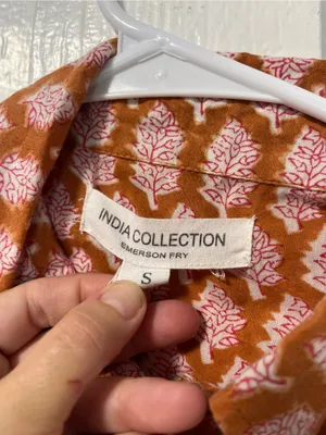 Emerson Fry India Collection Button Down Ryan Shirt w/ embroidered pocket sm thumbnail 5