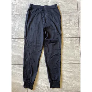 Halara NWOT High Waisted Pleated Joggers Navy Blue Tapered Athletic Pants S thumbnail 6