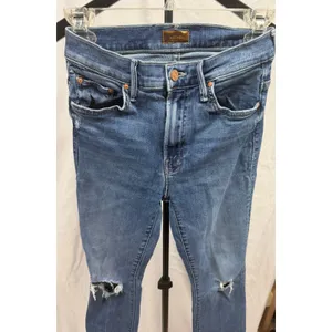 MOTHER $248 The Insider Crop Step Chew‎ Jeans in Dancing on Coals Sz 24 thumbnail 4