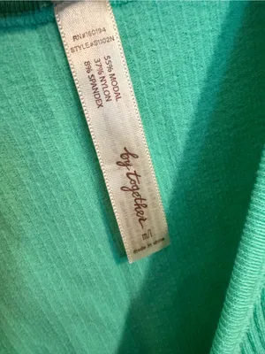 By Together  Seamless Square Neck Button Down Crop Tank thumbnail 6