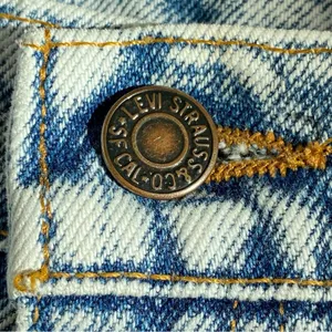 Vintage Levi's Acid Washed Orange Tab 550 Relaxed Taper Jeans Denim 36 X 32 thumbnail 8