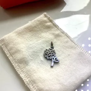 RETIRED James Avery Seven Hearts Flower Charm thumbnail 4
