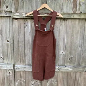 Free People Over It Short One Piece Brown Size M thumbnail 15