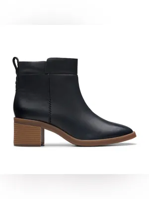 Clarks Women's Collection Lileigh Charm Boots Size 8M Black Leather thumbnail 2