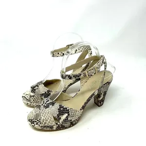 Hobbs London Snake Leather Vivienne‎ Heeled Sandals Size 37 / US 6 thumbnail 2