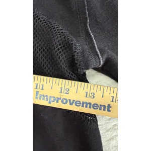 FP Movement Free People Black Quarter Zip Mesh Panel Hoodie Sweatshirt Small thumbnail 8