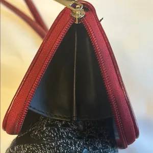 MIAK Collection Zip Around Wallet Red EUC thumbnail 4