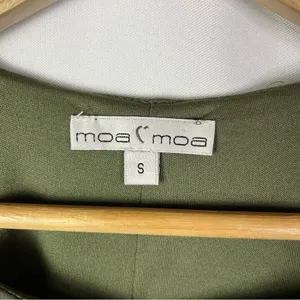 Moa Moa Green‎ Square High Neck Swing Tank Top S thumbnail 4