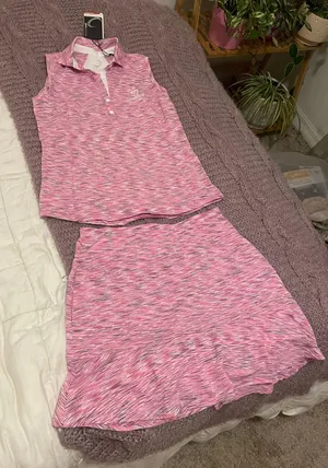 zero restriction NWT Pink Golf Skort thumbnail 1
