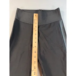 Y2k Zara Basic Black High Rise Side Zipper Leggings Slim Fit Pants Womens Small thumbnail 6