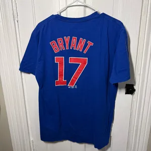 Chicago Cubs Baseball Player #17 Bryant Majestic T-Shirt thumbnail 5