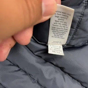 Athleta Jacket Womens Small Black Goose Down Puffer Full Zip Hiking Quilted thumbnail 9