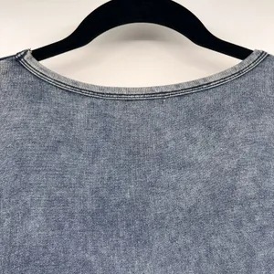 Cloth & Stone Anthropologie Top Blue Knit V-Neck Dolman Long Sleeve Womens Small thumbnail 4