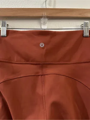 Lululemon Everlux & Mesh HR Tight 25" Dark Terracotta Leggings Size 6 thumbnail 9
