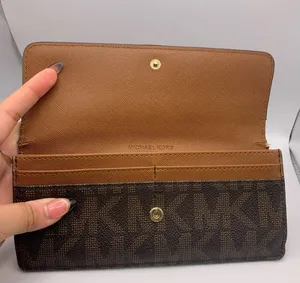 Michael Kors Brown Signature Jet Set Wallet thumbnail 8