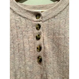 Madewell Striped Bowden Henley Sweater‎ Coziest Yarn Size Small thumbnail 8