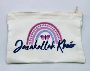 Jazakallah Khair Zipper Pencil Bag Makeup Bag‎ Pouch Bag Handmade NWT thumbnail 1